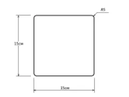 Деталь УРТ по эскизу / Пластина EPDM 6 мм