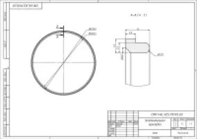 Уплотнительная пробка УРТ по чертежу CMOVALVES.FK.RS.03 / EPDM