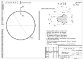 Кольцо УРТ по чертежу АГСК.754175.215 / Смесь резиновая ИРП-1354 НТА ТУ 38 0051166-2015