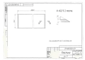 Пластина по чертежу СМ-881.0103-521